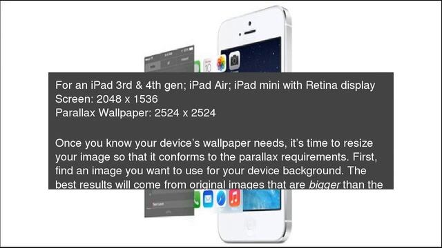 How to Create 3D “Parallax” Wallpapers for Your iPhone or iPad смотреть онлайн