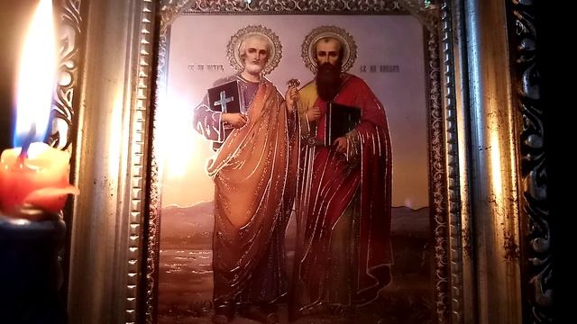 Заговор на благосостояние у иконы Петра и Павла смотреть онлайн