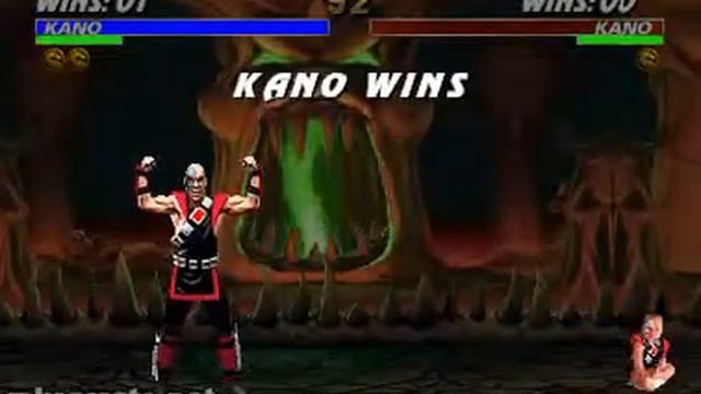 Бесплатные игры онлайн Mortal Kombat 3 Babality Kano смотреть онлайн
