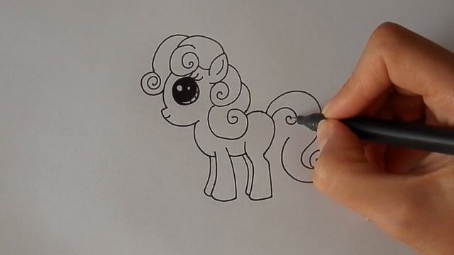 Как ПРОСТО нарисовать ПОНИ, рисунки для срисовки/507/How TO just draw a PONY смотреть онлайн