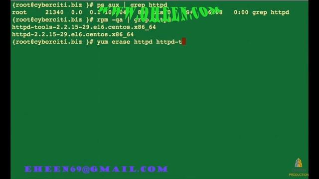 Uninstall Apache Server on a CentOS Red Hat Enterprise Linux смотреть онлайн