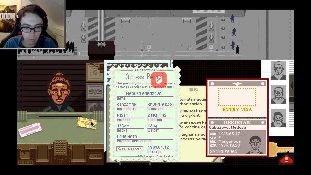 GLORY TO ARSTOTSKA! - Papers, Please - Part 11 смотреть онлайн