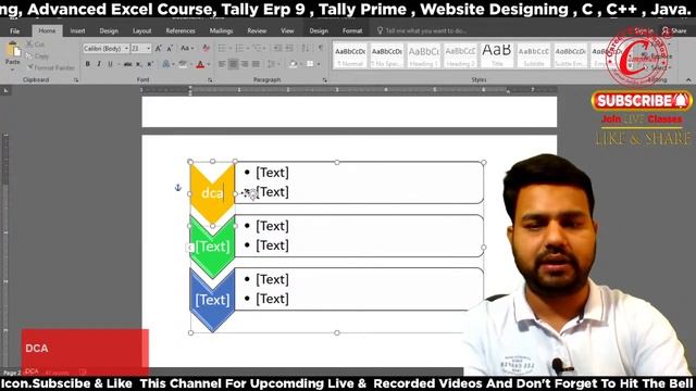 How To Use Smart Art , Header , Footer , Page Number in MS Word 2016 in Hindi. смотреть онлайн