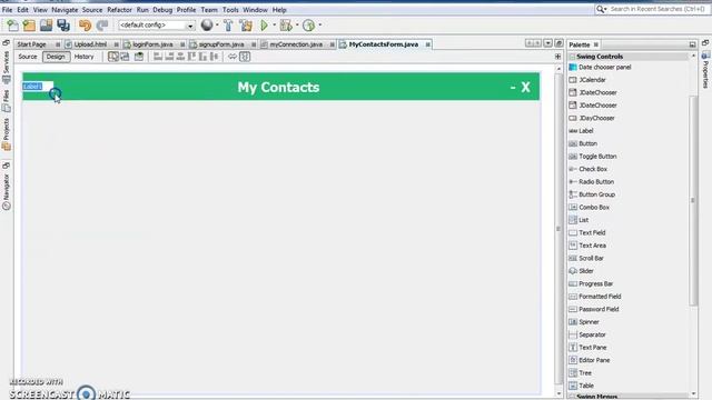 Java - Contact Management System Project In Java With MySQL Step By Step [with source code] Part 15 смотреть онлайн