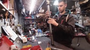 Kawasaki D-Tracker 125 KLX 125. Т.О. Вилки, полная разборка, сборка. Количество масла и устройство.