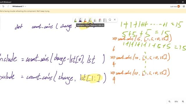 Python recursive skills counting coins' problem смотреть онлайн