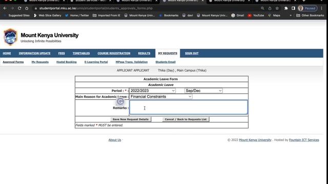 MKU Student Portal Tutorial смотреть онлайн