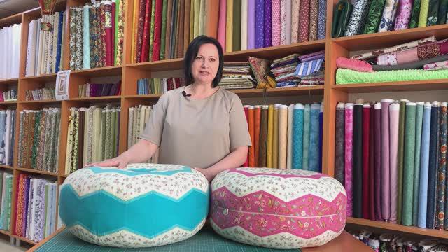 Шьем подушку-ПУФИК смотреть онлайн