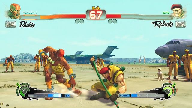 Dhalsim vs Rolento (Hardest AI) - Ulra Street Fighter IV смотреть онлайн