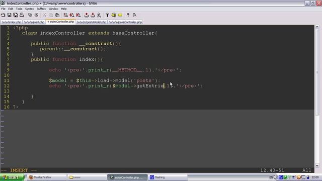 PHP Basic MVC Framework Part 4 - Loading Models смотреть онлайн