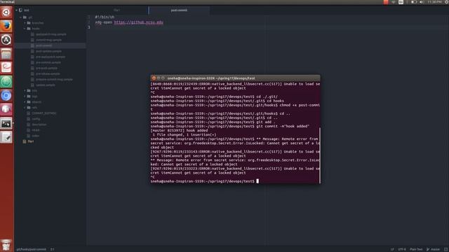 post-commit hook in git (DevOps) смотреть онлайн