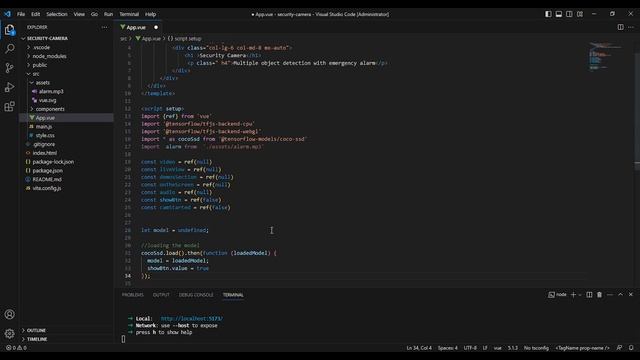 AI Security Camera Using TensorFlow.js And Vue смотреть онлайн