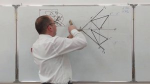 Определение натуральной величины треугольника АВС методом совмещения