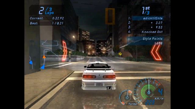 NFSU - Race 73 - Integra смотреть онлайн