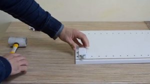 Установка регулируемого навеса Hettich