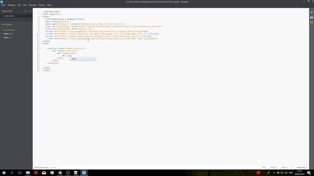 How to make a website header with bootstrap смотреть онлайн