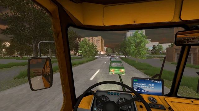 По центральным улицам Серпухова - Bus Driver Simulator 2018 смотреть онлайн
