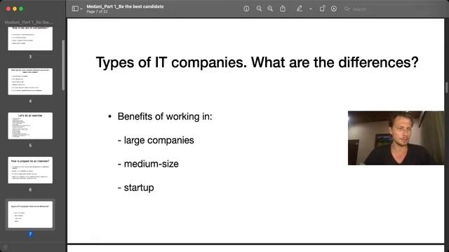 Поиск работы в бСССР, Европе, США ... с Артемием Медани #1/2 смотреть онлайн