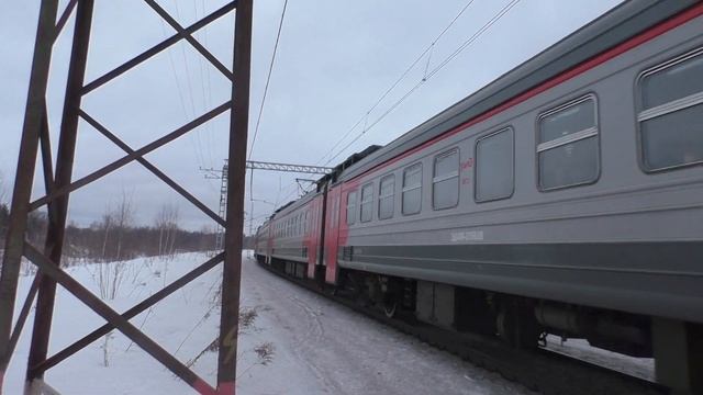 Электропоезд ЭД4М-0396 сообщением Москва - Ожерелье смотреть онлайн