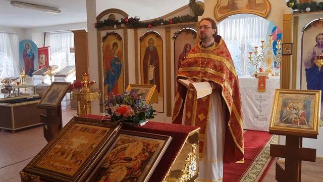 Проповедь в Неделю о мытаре и фарисее 5.02.2023 смотреть онлайн
