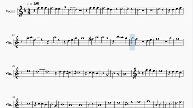Violin Sheet Music: How to play A Beautiful Song (NiER Automata) by Keiichi Okabe смотреть онлайн