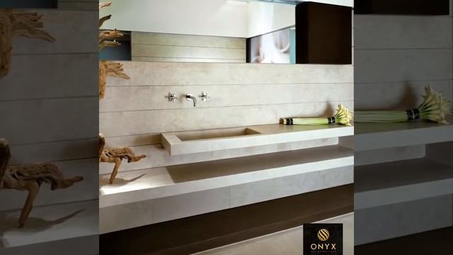 Оникс для отделки стен ванной комнаты! смотреть онлайн