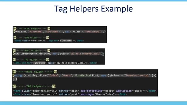 ASP.NET Core Razor Pages для .NET 6. Tag-helpers. смотреть онлайн