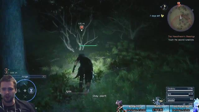 SUPER HYPE Final Fantasy XV playthrough- PART 15: Ramuh stones, Catoblepas and young Noctis смотреть онлайн