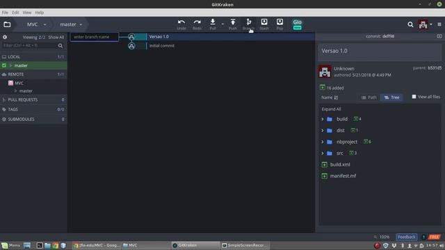 Como hospedar seu projeto no GitHub utilizando o GitKraken смотреть онлайн