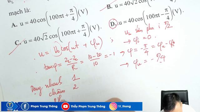 BÍ KÍP ÔN LUYỆN - XỬ GỌN ĐIỆN XOAY CHIỀU RLC TRONG 30 PHÚT | VẬT LÝ 12 | Thầy Phạm Trung Thông смотреть онлайн