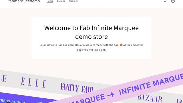 Marquee Announcement Bar for Shopify смотреть онлайн