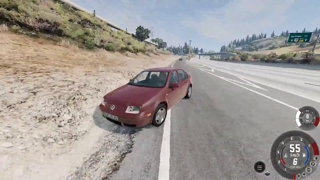 Volkswagen Bora (1998) in BeamNG #218 смотреть онлайн