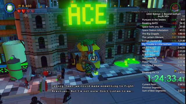 Lego Batman 3 Speedrun Any% NG+ Former WR смотреть онлайн