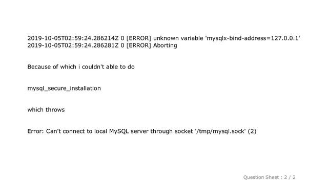 MySQL : Warning: The post-install step did not complete successfully, When trying to install mysql смотреть онлайн
