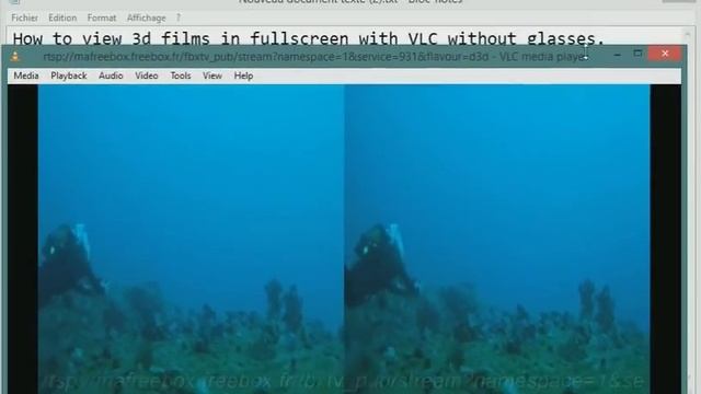 How to watch 3d films with VLC in Anaglyph and Cross Eye Fullscreen смотреть онлайн