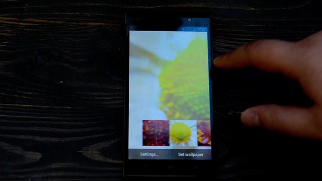 Blurred flowers Live Wallpaper смотреть онлайн