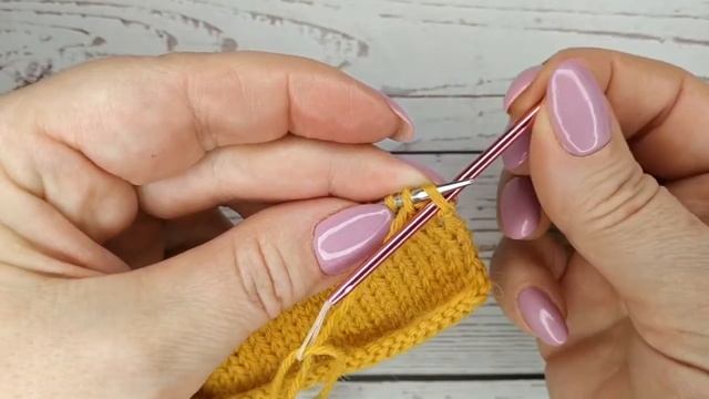 Эластичное закрытие назад иголкой смотреть онлайн