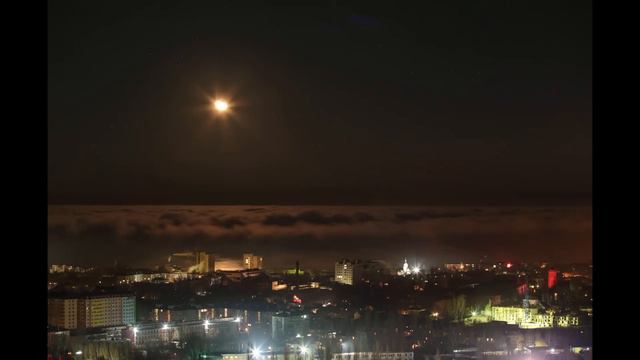 Море тумана над Феодосийским заливом 4K смотреть онлайн