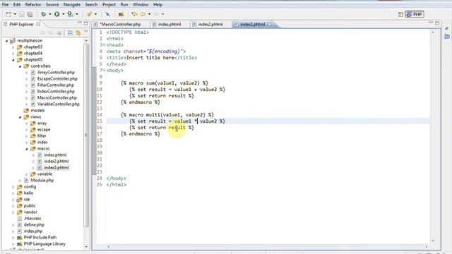 Phalcon Framework - Bài 166 Volt macro - Example смотреть онлайн