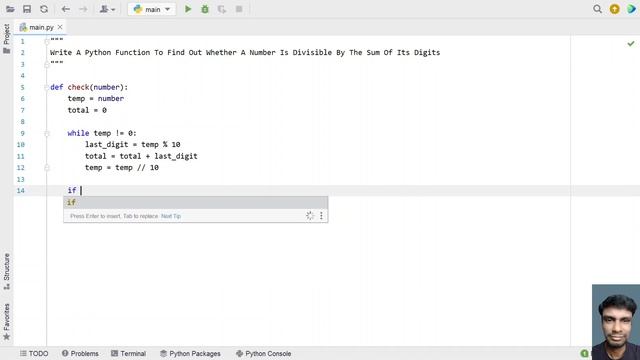Write A Python Function To Find Out Whether A Number Is Divisible By The Sum Of Its Digits смотреть онлайн
