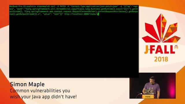 J-Fall 2018: Simon Maple - Common vulnerabilities you wish your Java app didn't have! смотреть онлайн