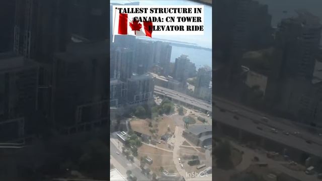 The Tallest Structure in Canada: CN tower elevator ride | #shorts смотреть онлайн