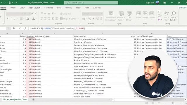 Excel Numerical Functions | SUM, AVERAGE, COUNT & variants | Lecture 5 | Business Analytics Course смотреть онлайн