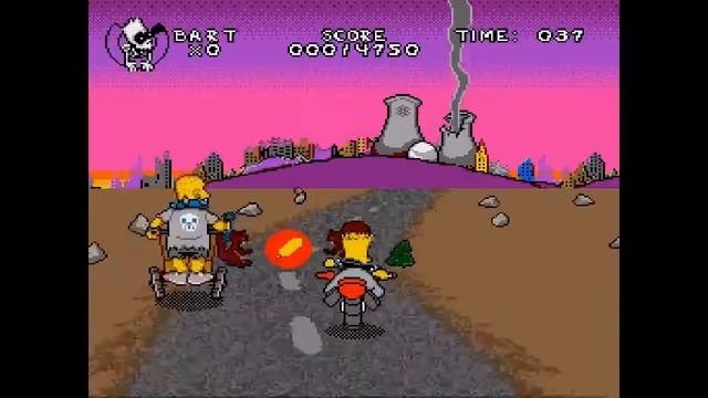 Virtual Bart ... (Sega Genesis) Gameplay смотреть онлайн