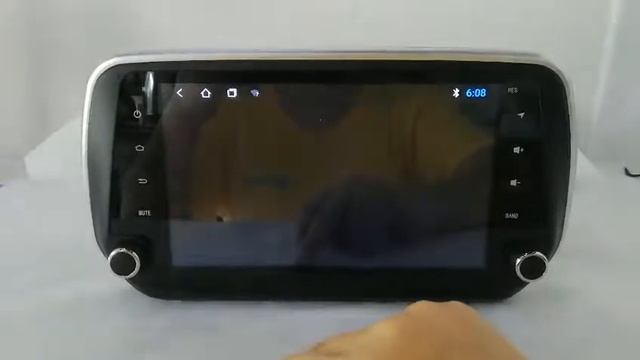 car dvd player for hyundai sante fe 2018-2019 with bluetooth SWC and android system смотреть онлайн