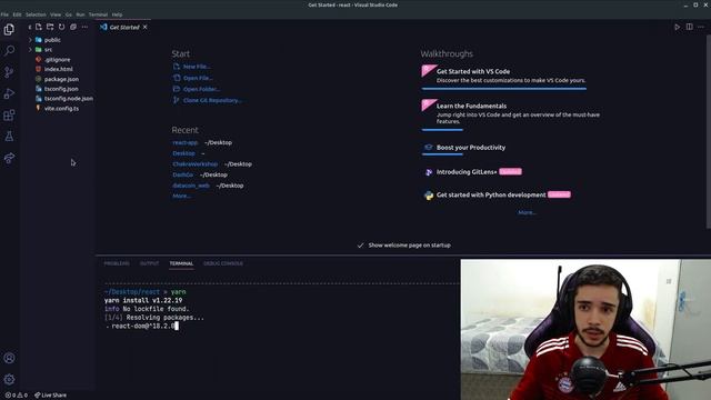 Criando projetos React com Vite смотреть онлайн
