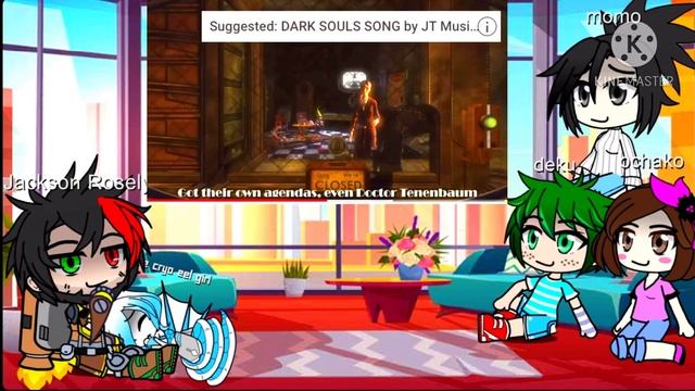 Mha React To Bioshock Raps(1,2,3) |gacha|