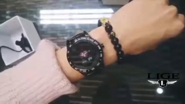 Relógio Inteligente LIGE Steel Band Smart Watch смотреть онлайн