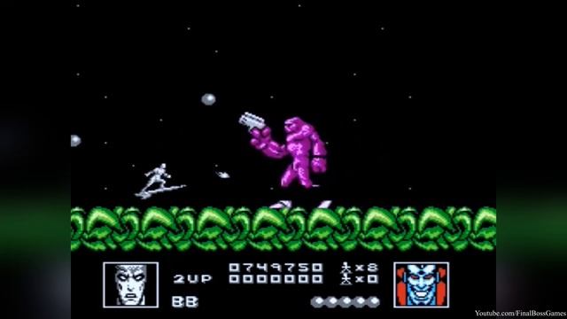 Silver Surfer - All Bosses (Nes) смотреть онлайн