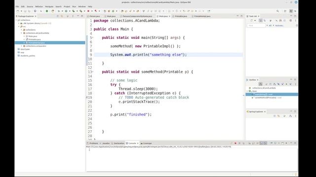 java OOP callback | anonymous class vs lambda expression - جافا смотреть онлайн